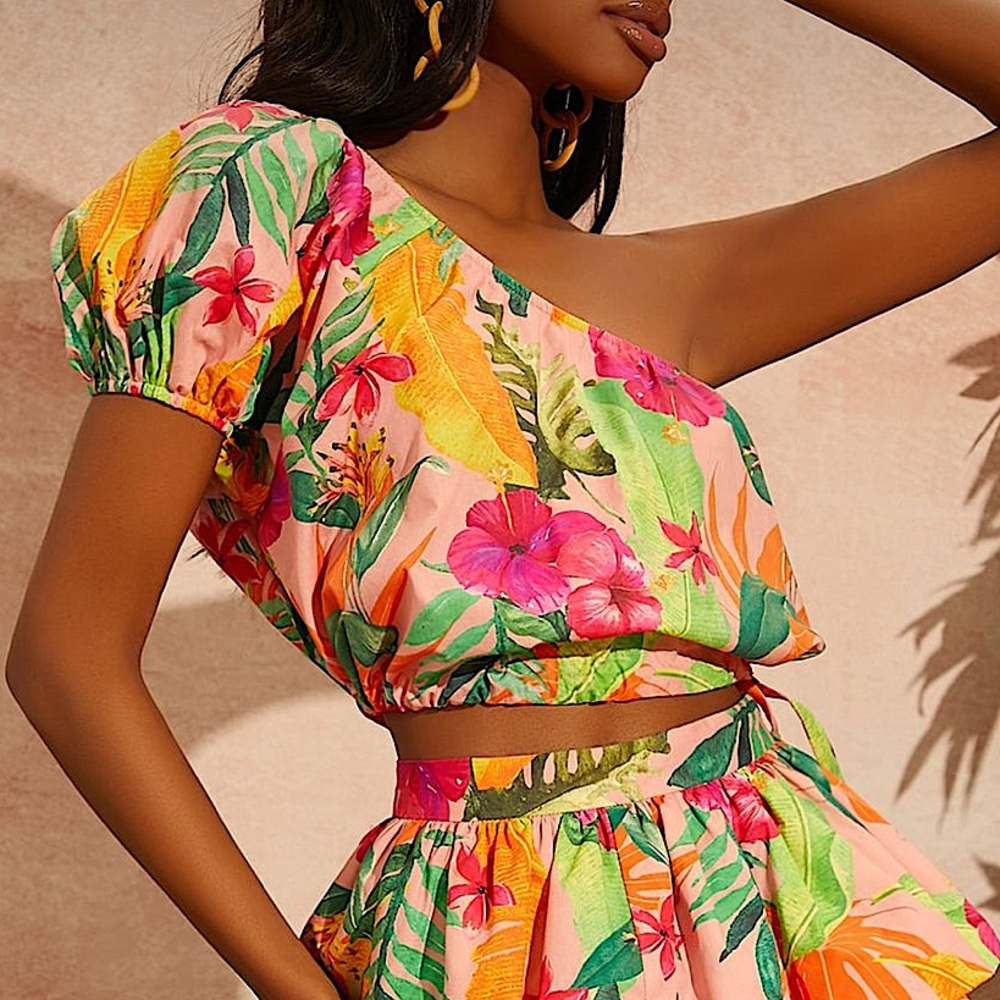 Tropical Crop Top